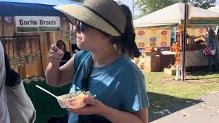 Vendors at the 2024 Hudson Valley Garlic Festival in Saugerties [upl. by Eimme]