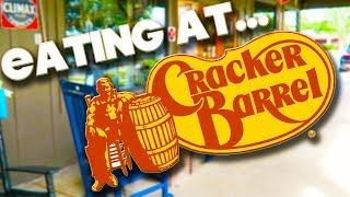 EATING AT  CRACKER BARREL  ORLANDO [upl. by Smailliw417]