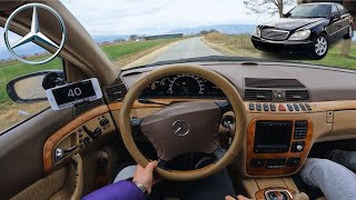 Mercedes Benz S320 W220 2000 224HP  POV Test Drive [upl. by Callie495]