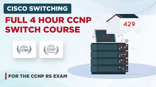 Cisco CCNPCCNASWITCHENCOR Switching VLANS STP DTP Trunking Security  Full Course 4 Hours [upl. by Gnot]