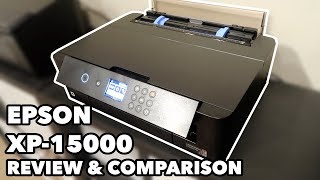 Epson XP15000 Wide Format Printer Review [upl. by Nasaj319]