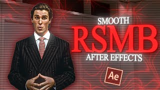 Make Your Edits Smooth RSMB Tutorial After Effects [upl. by Alethea231]