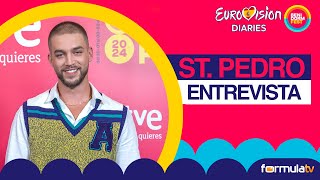 ST PEDRO se declara eurofán y se guarda la sorpresa de su canción para el BENIDORM FEST 2024 [upl. by Anuahs463]