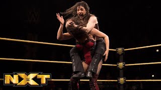 Nikki Cross vs Vanessa Borne WWE NXT Feb 21 2018 [upl. by Gustie]