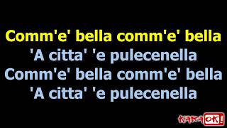 A città e pulecenella  Karaoke Salsa Version Base Cori [upl. by Einram]