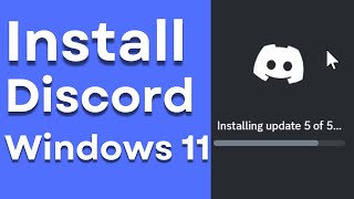 How to Install Discord on Windows 11  Full guide [upl. by Anileva]