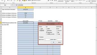 Utiliser les Fonctions Dates sous Excel [upl. by Lilaj38]