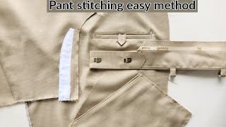 pant stitching total easy method and full video  pant stitching full detailed video [upl. by Eremaj]