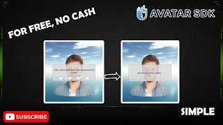 How to download 3D model from Avatar SDK  AFTERMAKES [upl. by Ahsirpac]