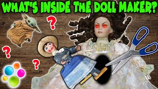 Whats Inside The DOLL MAKER Cutting Open Creepy Doll [upl. by Currier]