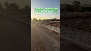 Bahria Enclave Sector I 5marla Boulevard corner with Extra land open form Best location Ready plot [upl. by Tiffani]