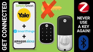 SmartThings Smart Yale Lock Installation  Amazon Alexa Control 2021 [upl. by Sheri]