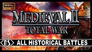 Medieval II Total War PC  All Historical Battles Longplay  Playthrough No Commentary [upl. by Imrots674]