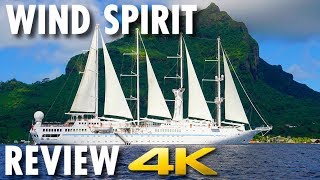 Wind Spirit Tour amp Review  Windstar Cruises  Cruise Ship Tour amp Review 4K Ultra HD [upl. by Arbmahs]