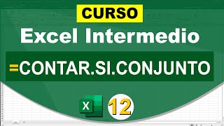 12  Función CONTARSICONJUNTO en Excel [upl. by Tillie]