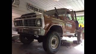 1975 F250 Highboy 73 Swap [upl. by Happ]