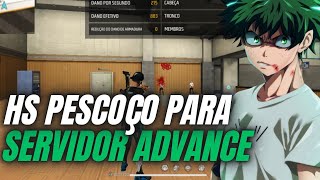 SAIU🇧🇷HS PESCOÇO VIP PARA FREE FIRE ADVANCE [upl. by Silloc346]