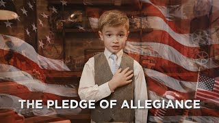 Pledge of Allegiance for Children  preschool homeschooling kindergarten grade school puppets [upl. by Yci]