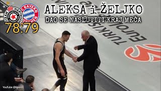 Partizan Bajern 7879 Aleksa nervira Željka [upl. by Nahtonoj]