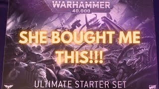 Warhammer 40k Ultimate Starter Set Unboxing [upl. by Leorsiy]