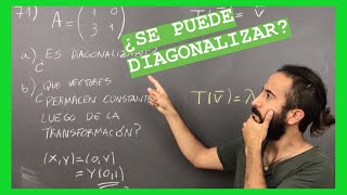 ¿Es DIAGONALIZABLE esta MATRIZ  71  113 [upl. by Hinkel]