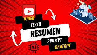 Como crear un resumen de videos de YouTube  Incluye template  Inteligencia Artificial  ChatGPT [upl. by Angadreme459]