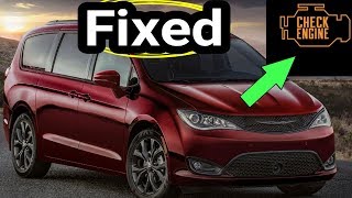 Check engine light on Chrysler Pacifica Dodge Jeep P00FD P06E9 U0432 P1D73 [upl. by Atteynad]