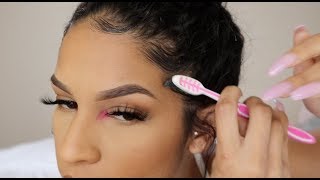 HOW TO LAY YOUR EDGES FOR BEGINNERS [upl. by Madelon]