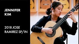 Miguel Llobets quotScherzo Valsquot played by Jennifer Kim on a Jose Ramirez quotTablaoquot [upl. by Sirrep625]