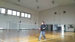 サクライ貿易（SAKURAI）CALFLEX（カルフレックス）CT015BK Badminton practice 7 [upl. by Nailij]