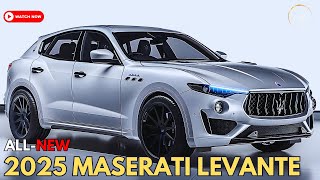 Launched The 2025 Maserati Levante Reveal  Brutal Luxury SUV [upl. by Akisey]