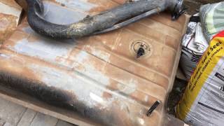 International Harvester Scout II Fuel Tank and Fuel System Replacement [upl. by Eenehs]