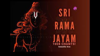 Sri Rama Jayam   1008 Times Hare Rama Hare Rama Rama Rama Hare Hare  DIVINE CHANNEL [upl. by Alleuqram]