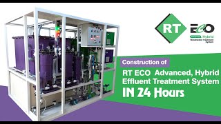 Portable Type Electro Coagulation and Oxidation based RT ECO Effluent Treatment Skid in 24 Hours [upl. by Ruthanne]