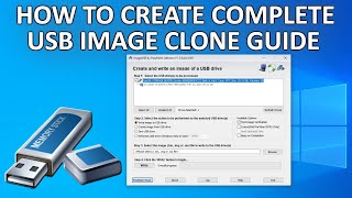 How to Create a Clone Image of Your USB Flash Drive Guide [upl. by Nada99]