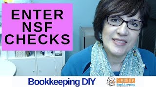 How to enter NSF Checks in QuickBooks Online [upl. by Kaz]