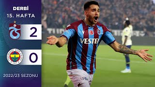 Trabzonspor 20 Fenerbahçe  15 Hafta  202223 [upl. by Dymoke405]