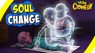 Motu Patlu EP29 B  Soul Change  Funny Videos For Kids  Wow Kidz Comedy [upl. by Dihgirb]