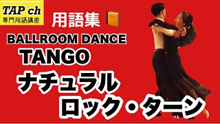 【社交ダンス】ナチュラル・ロック・ターン《タンゴ》困った時の用語集 [upl. by Eahsat]