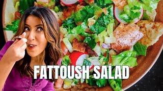 How to Make Fattoush Salad  The Mediterranean Dish [upl. by Harp291]