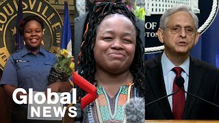 Breonna Taylor death 4 police officers charged in connection with fatal raid [upl. by Giuseppe94]