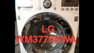 What Is Inside A LG Front Load Washer A View in The WM3770HWA [upl. by Koch111]