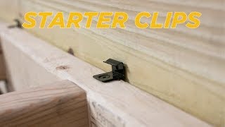 CAMO® Starter Clips for Grooved Decking [upl. by Goldsworthy896]