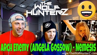 Arch Enemy Angela Gossow  Nemesis 2008 Japan THE WOLF HUNTERZ Reactions [upl. by Yblocaj]