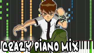 Crazy Piano Mix quotBEN 10quot Theme Song [upl. by Kcirdla]