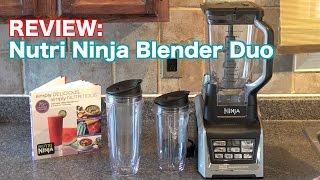 Review Nutri Ninja Blender Duo with Auto IQ [upl. by Naivatco956]