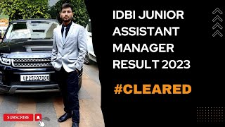 IDBI Junior Assistant Manager 2023 Result  IDBI Junior Assistant Manager 2023 Result Kya Hua Mera [upl. by Adnorahc]