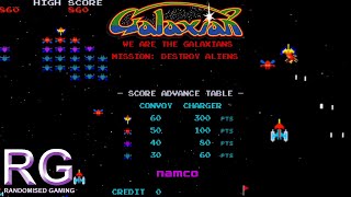 Galaxian  Arcade Version Gameplay [upl. by Yentruok]