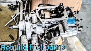 reparing 2c diesel engine fuel pump  Toyota 2c [upl. by Cir]