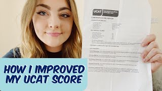 How I Improved My UCAT Score  My UCAT Experience [upl. by Garwin]